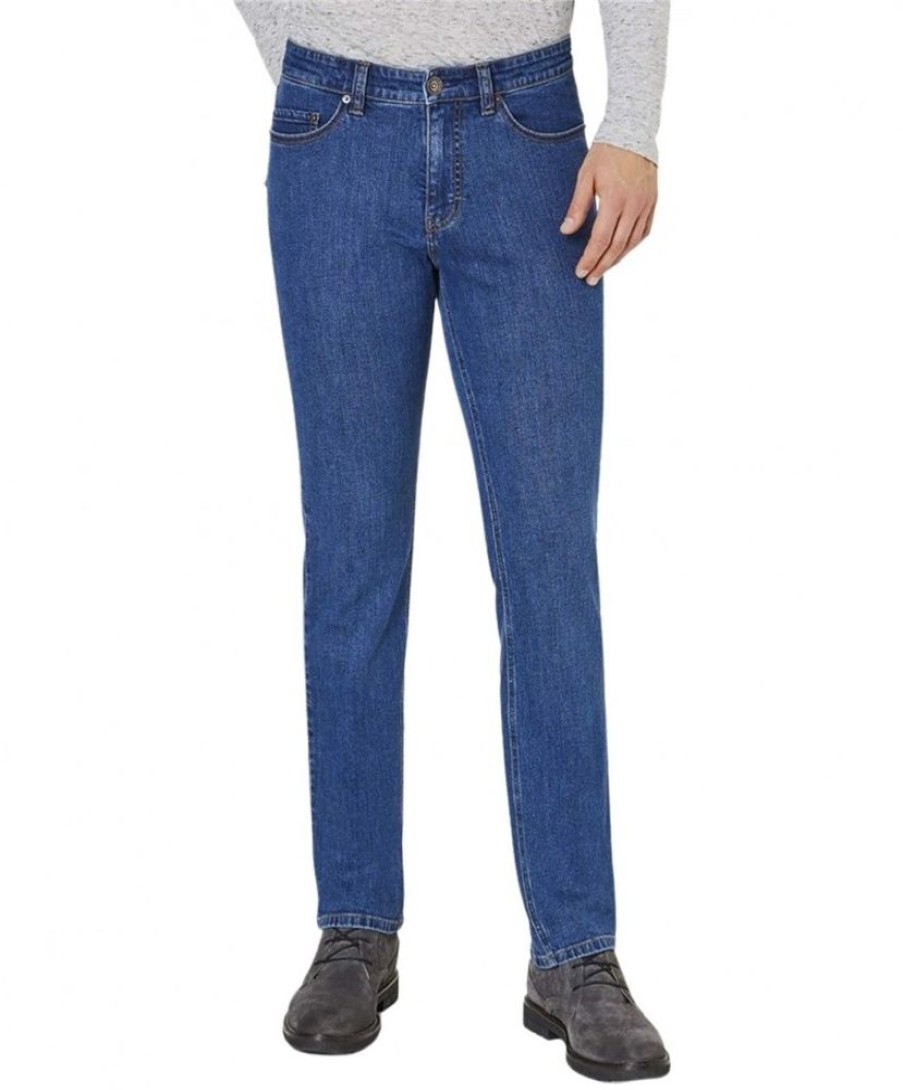 Herren Paddocks Stretch Jeans | Paddock‘S Ranger Pipe Jeans Slim Fit In Stonewash