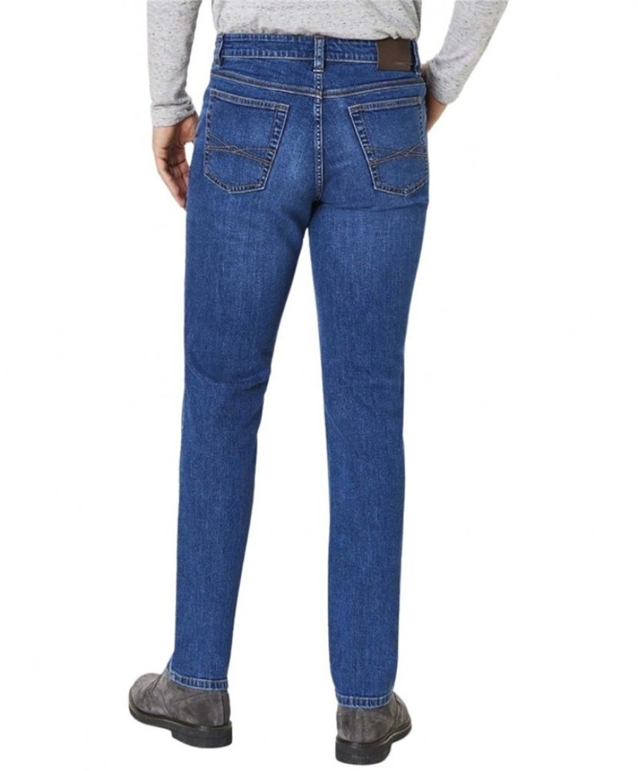 Herren Paddocks Stretch Jeans | Paddock‘S Ranger Pipe Jeans Slim Fit In Stonewash