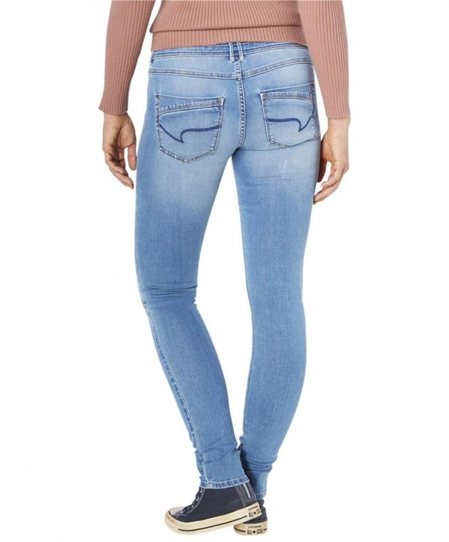 Damen Paddocks Slim Fit | Paddocks Jeans Slim Fit Lucy In Hellblauem Blue Stone