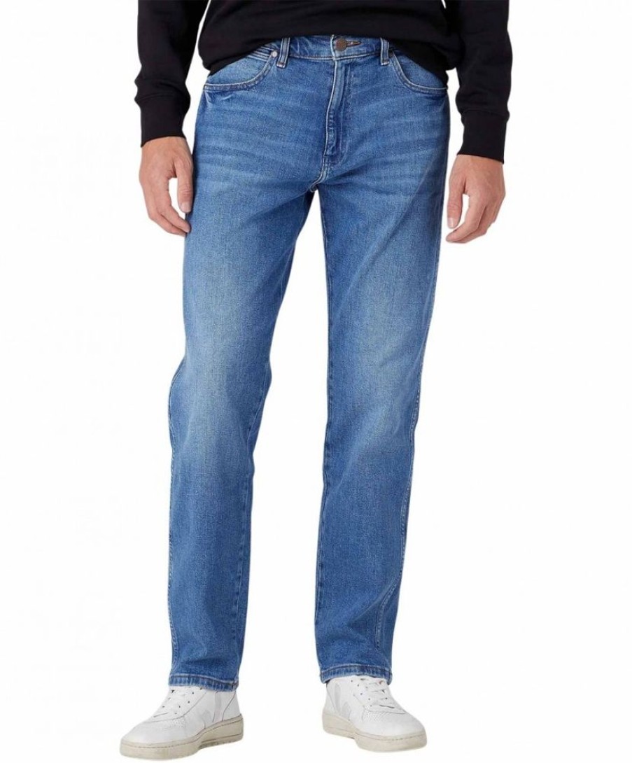 Herren Wrangler Straight Leg | Wrangler Frontier Jeans Straight Fit In New Favorite