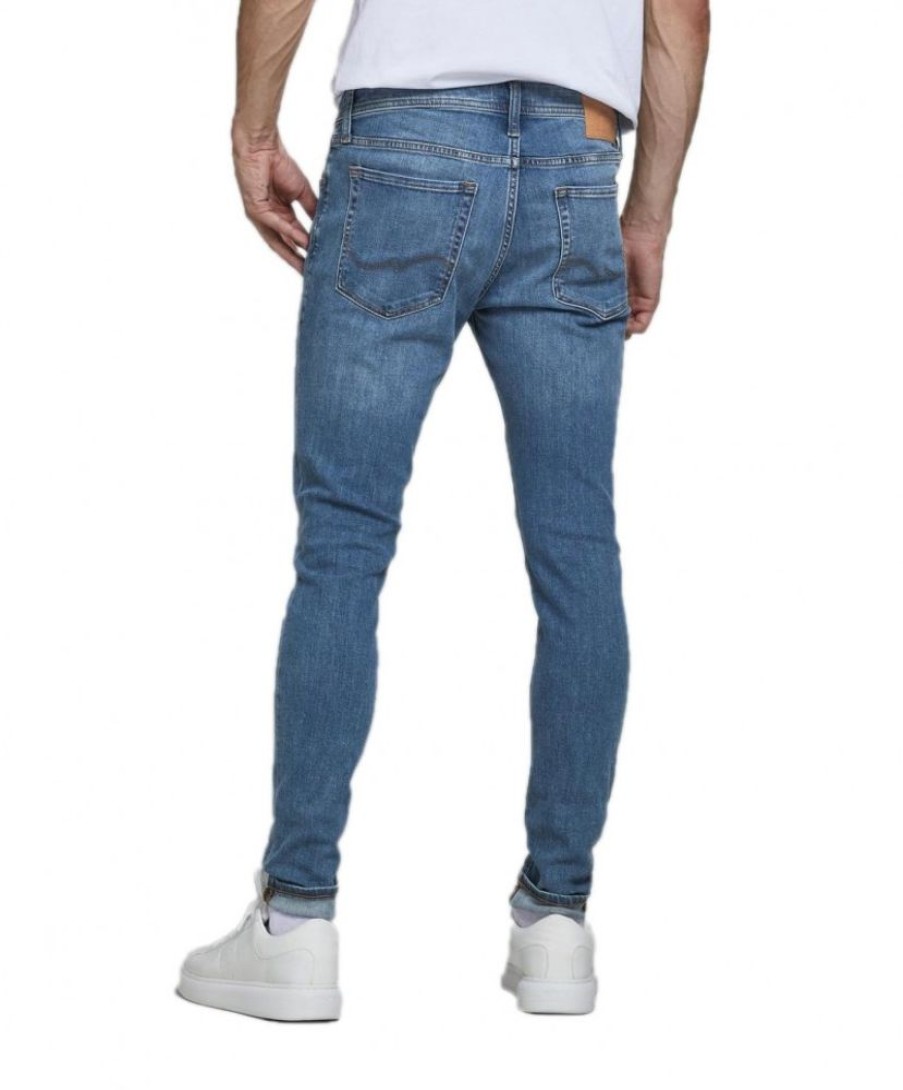 Herren Jack & Jones Skinny Fit | Jack & Jones Jeans Skinny Fit Tom In Blue Denim