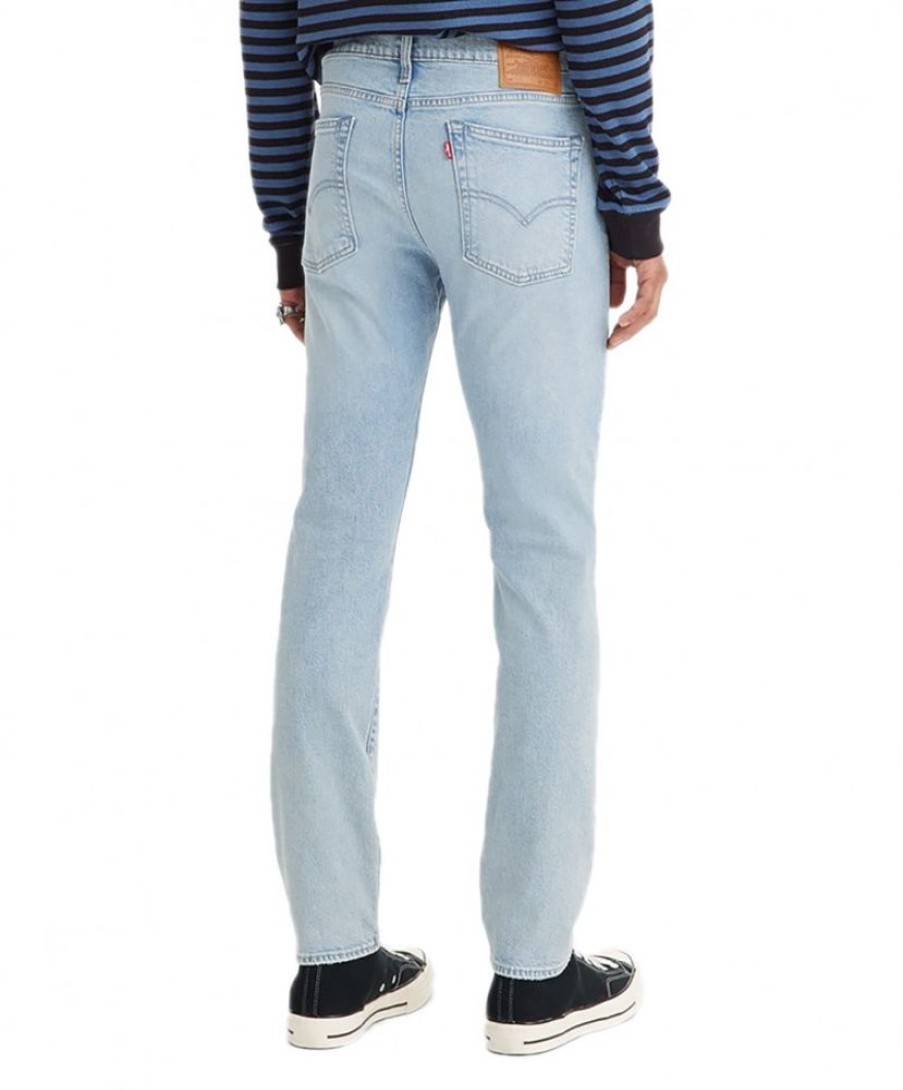 Herren Levis Skinny Fit | Levis 510 Skinny Fit Jeans In Hellblau Mit Destroyed Effekten