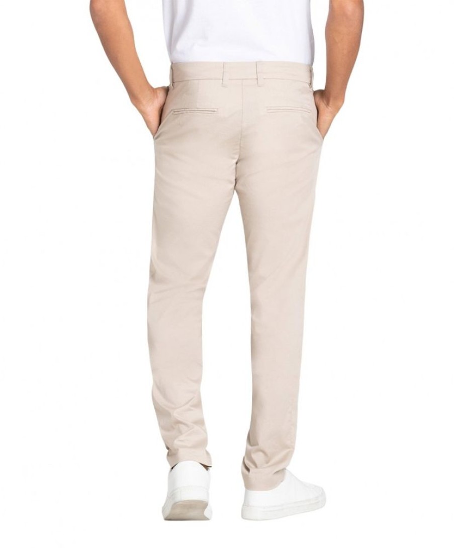 Herren MAC Chinohosen | Mac Lennox Hose Im Chino Stil In Beiger Optik