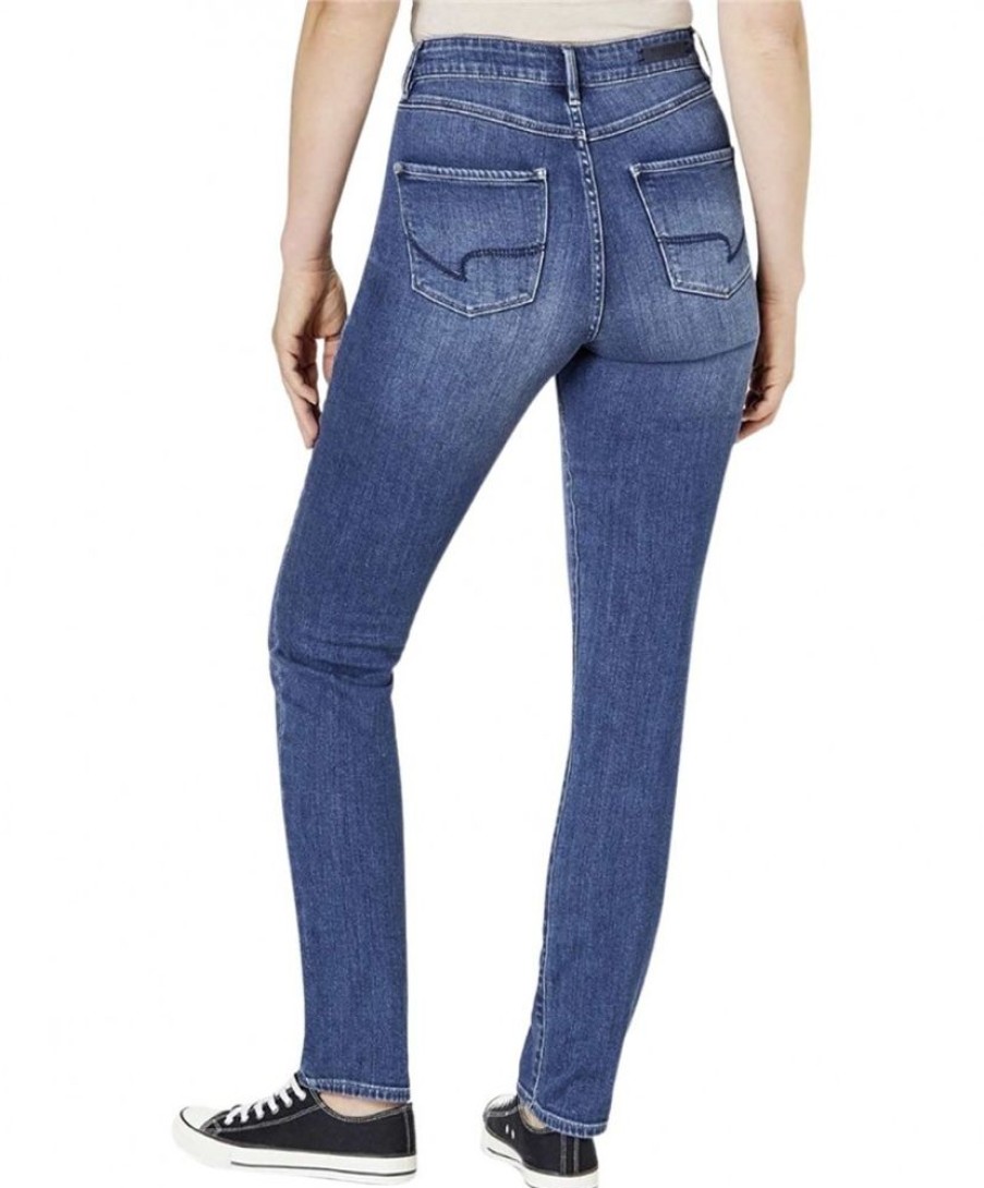 Damen Paddocks Slim Fit | Paddock'S Pat Jeans Aus Soft Denim In Mittelblau