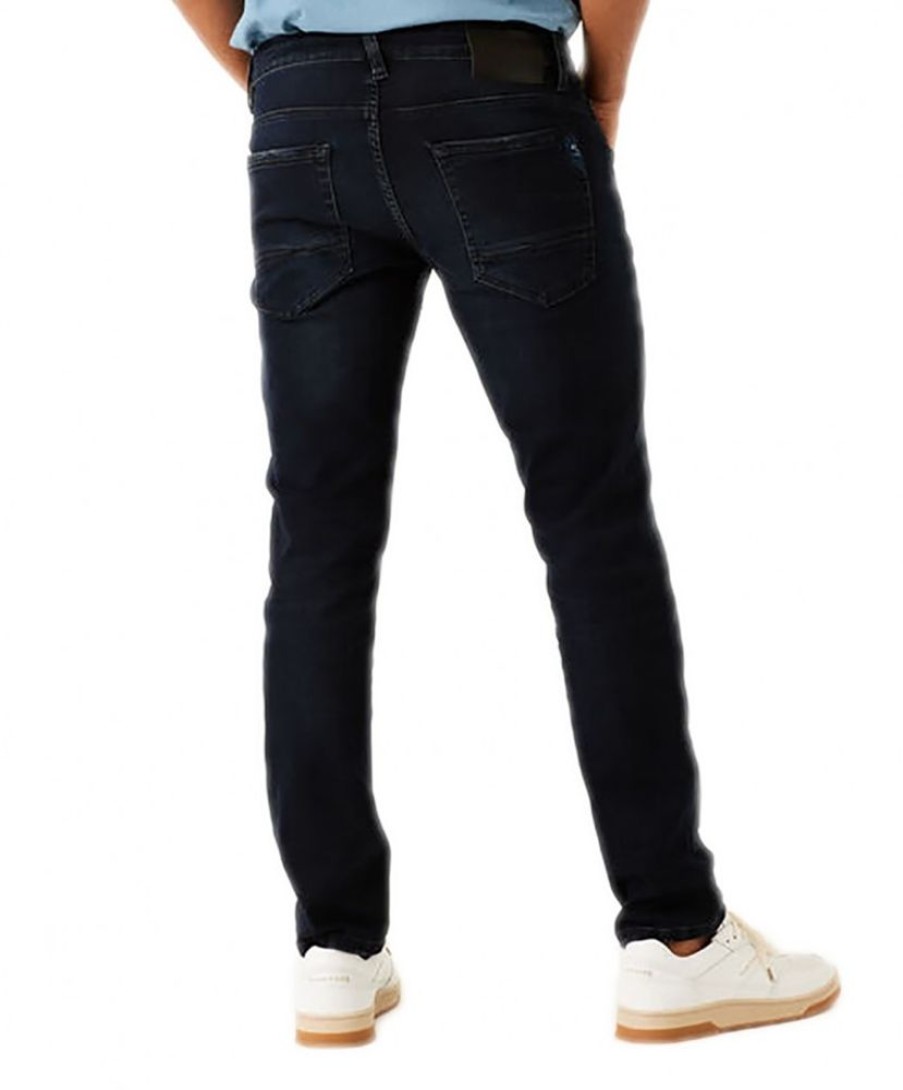 Herren Garcia Tapered | Garcia Tapered Jeans Russo 611 In Dark Used