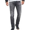 Herren Jack & Jones Slim Fit | Jack & Jones Tim Jeans Slim Straight Fit In Grauer Optik