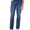 Herren Wrangler Regular Fit | Wrangler Greensboro Jeans Straight Fit In Mittelblauer Optik