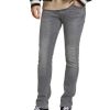 Herren Jack & Jones Slim Fit | Jack & Jones Glenn Slim Fit Jeans In Grauer Used Optik