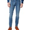 Herren Wrangler Tapered | Wrangler Jeans Tapered Fit Larston In Blue Fever