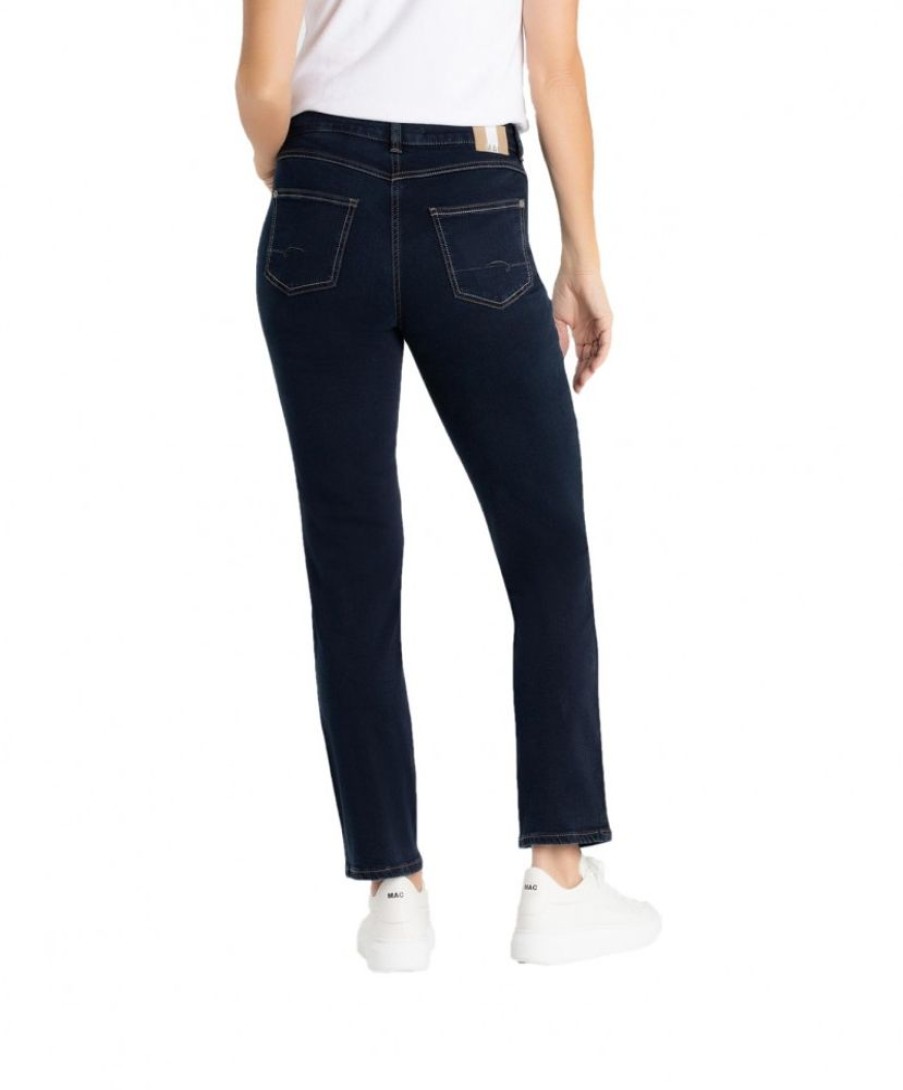 Damen MAC Regular | Mac Melanie Jeans Straight Leg In Dark Rinsewash