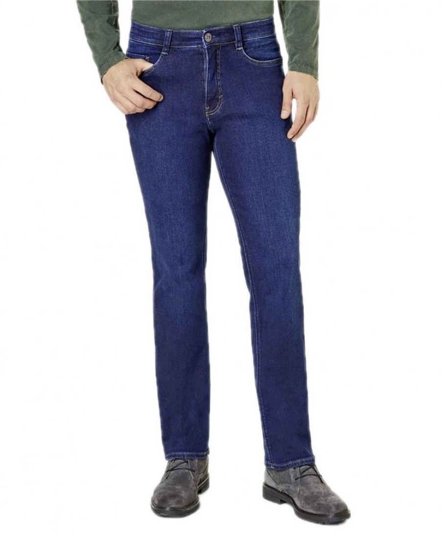 Herren Paddocks Stretch Jeans | Paddock'S Jeans Slim Fit Ranger In Blue Rinse Used