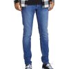 Herren Jack & Jones Skinny Fit | Jack & Jones Jeans Skinny Fit Liam In Mittelblauem Used