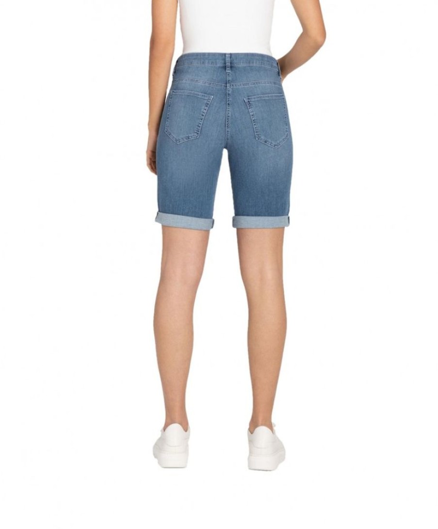 Damen MAC Shorts | Mac Shorty Jeans Shorts In Summer Blue Wash