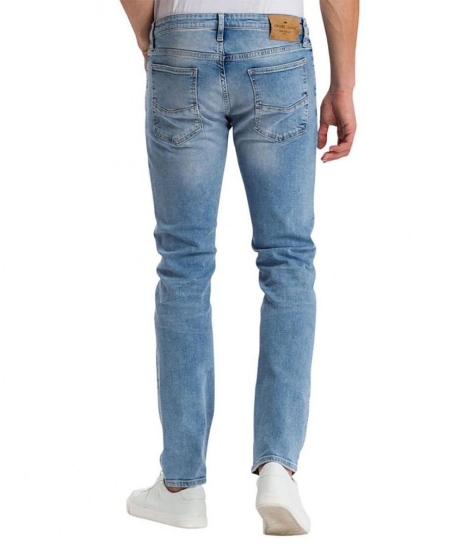 Herren Cross Slim Fit | Cross Jeans-Herren Damien Im Trendigen Hellblau