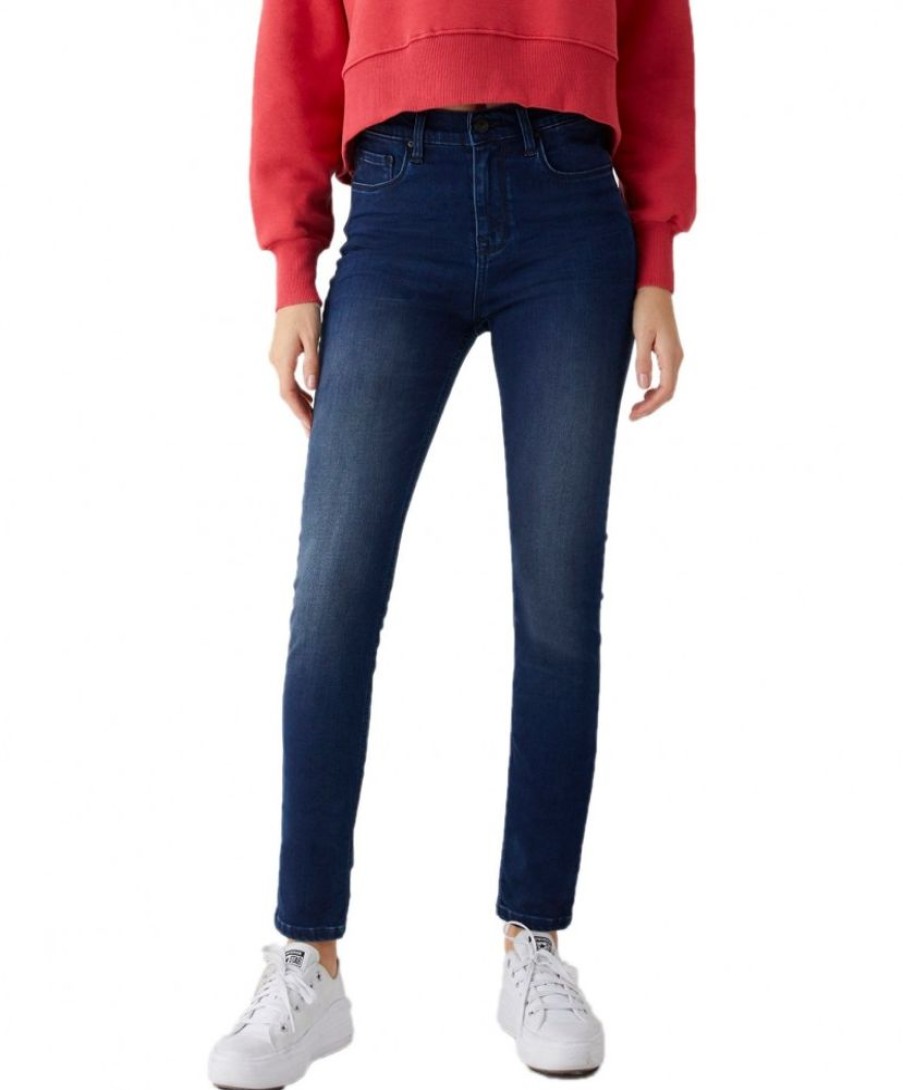 Damen LTB Skinny | Ltb Jeans Skinny Fit Amy X In Dunkelblauer Optik