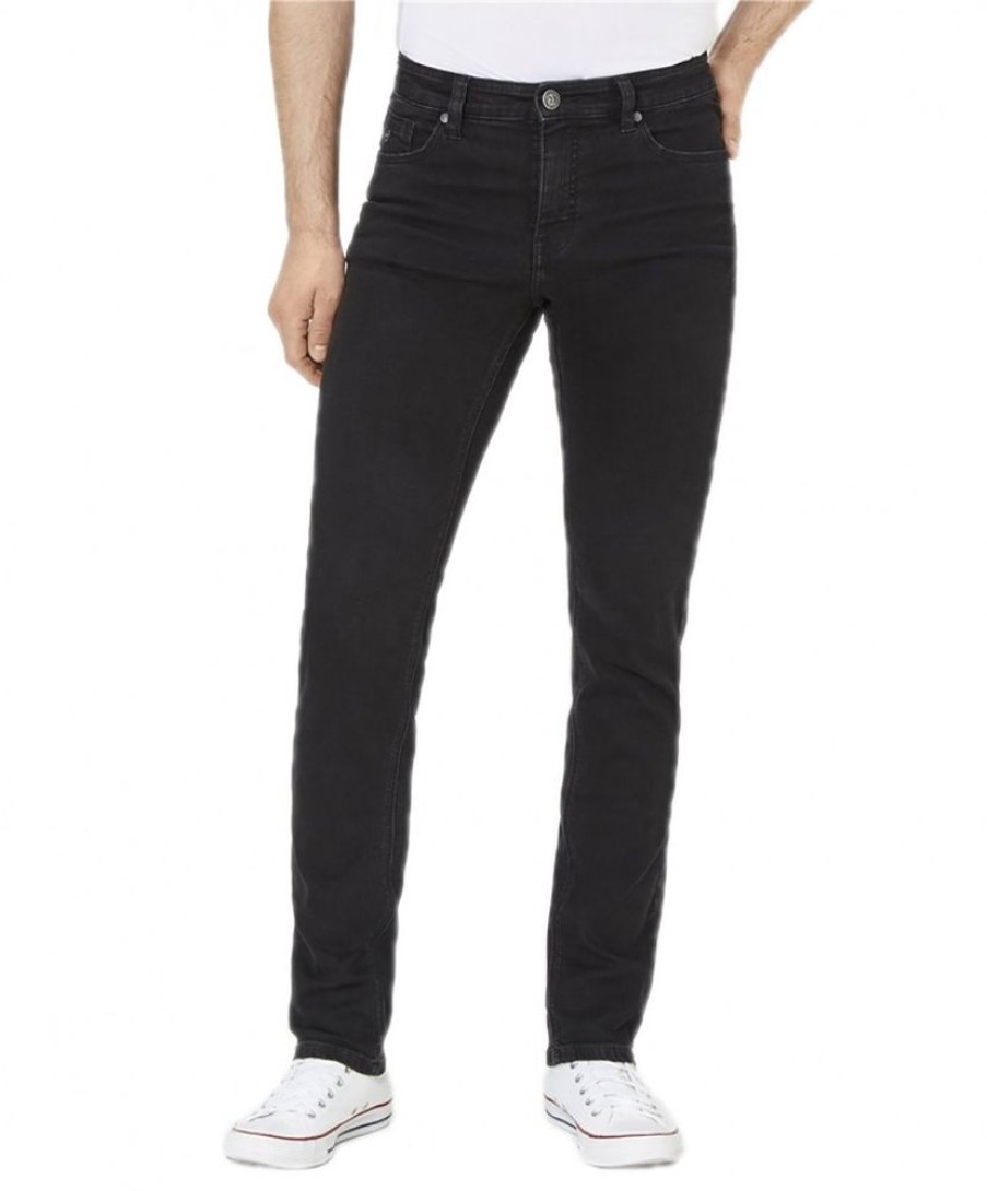 Herren Paddocks Slim Fit | Paddock'S Jeans Slim Fit Ranger Pipe In Schwarz