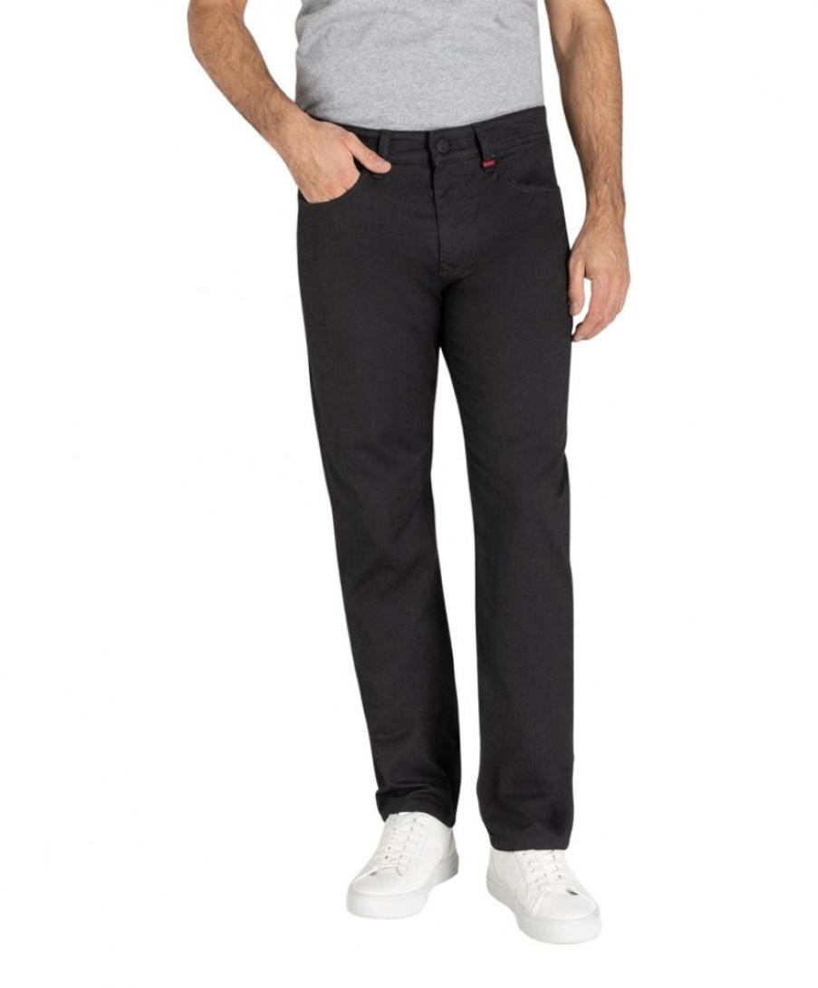 Herren MAC Stoffhosen | Mac Arne Hose Aus Structure Flex In Grey Stone | Jeans-Meile.De