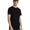 Herren Jack & Jones Shirts | Jack & Jones Bio Baumwolle T Shirt Basher Tee In Schwarz