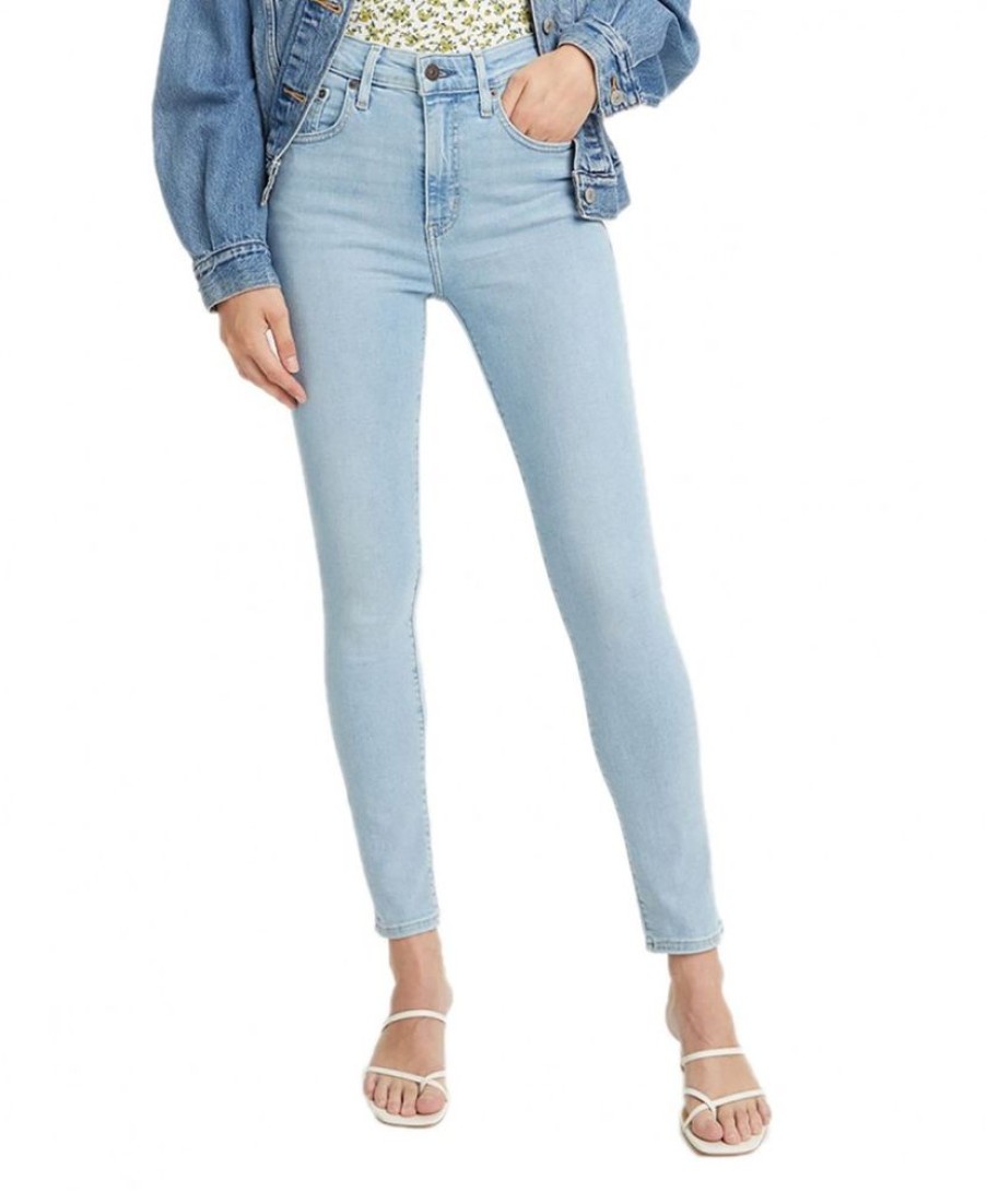 Damen Levis Skinny | Levi'S 721 High Rise Skinny Jeans In Hellblauer Waschung