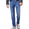 Herren MAC Straight Leg | Mac Jeans Modern Fit Arne In Authentic Dark Blue