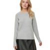 Damen Vero Moda Pullover | Vero Moda Doffy - Weicher Strickpullover In Grau