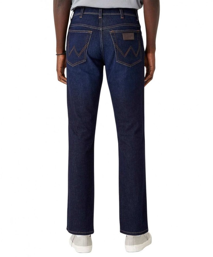 Herren Wrangler Regular Fit | Wrangler Jeans-Slim Texas Slim In Blauem Lucky Star