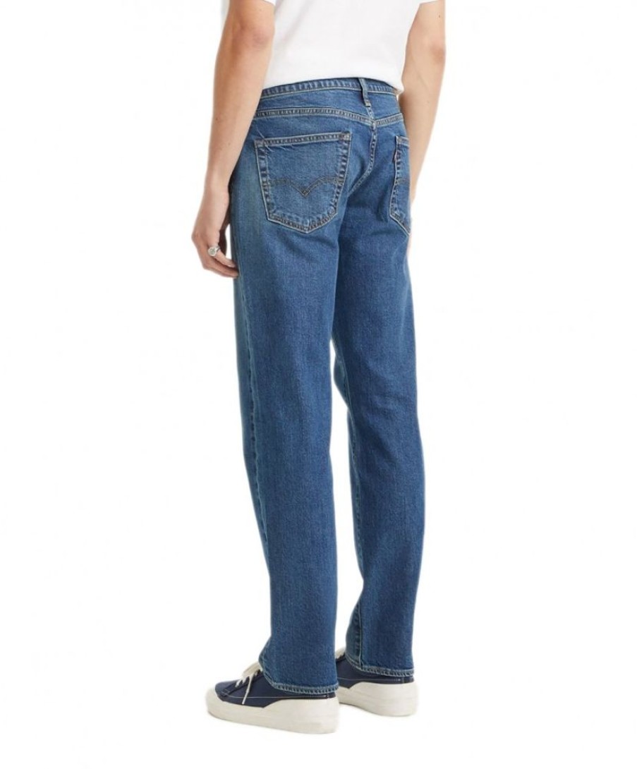 Herren Levis Straight Leg | Levis Jeans Straight Fit 514 In Blauer Indigo Stonewash