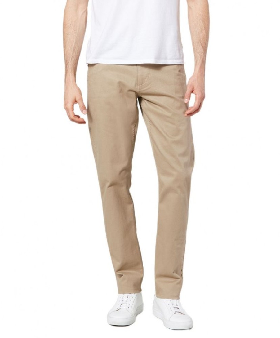 Herren Dockers Stoffhosen | Dockers Alpha Slim Tarped In New British Khaki | Jeans-Meile.De