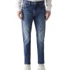 Herren LTB Slim Fit | Ltb Joshua Jeans Slim-Fit In Blauer Used Waschung