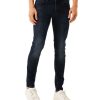 Herren Garcia Tapered | Garcia Herren Jeans Tapered Rocko In Blauem Dark Used