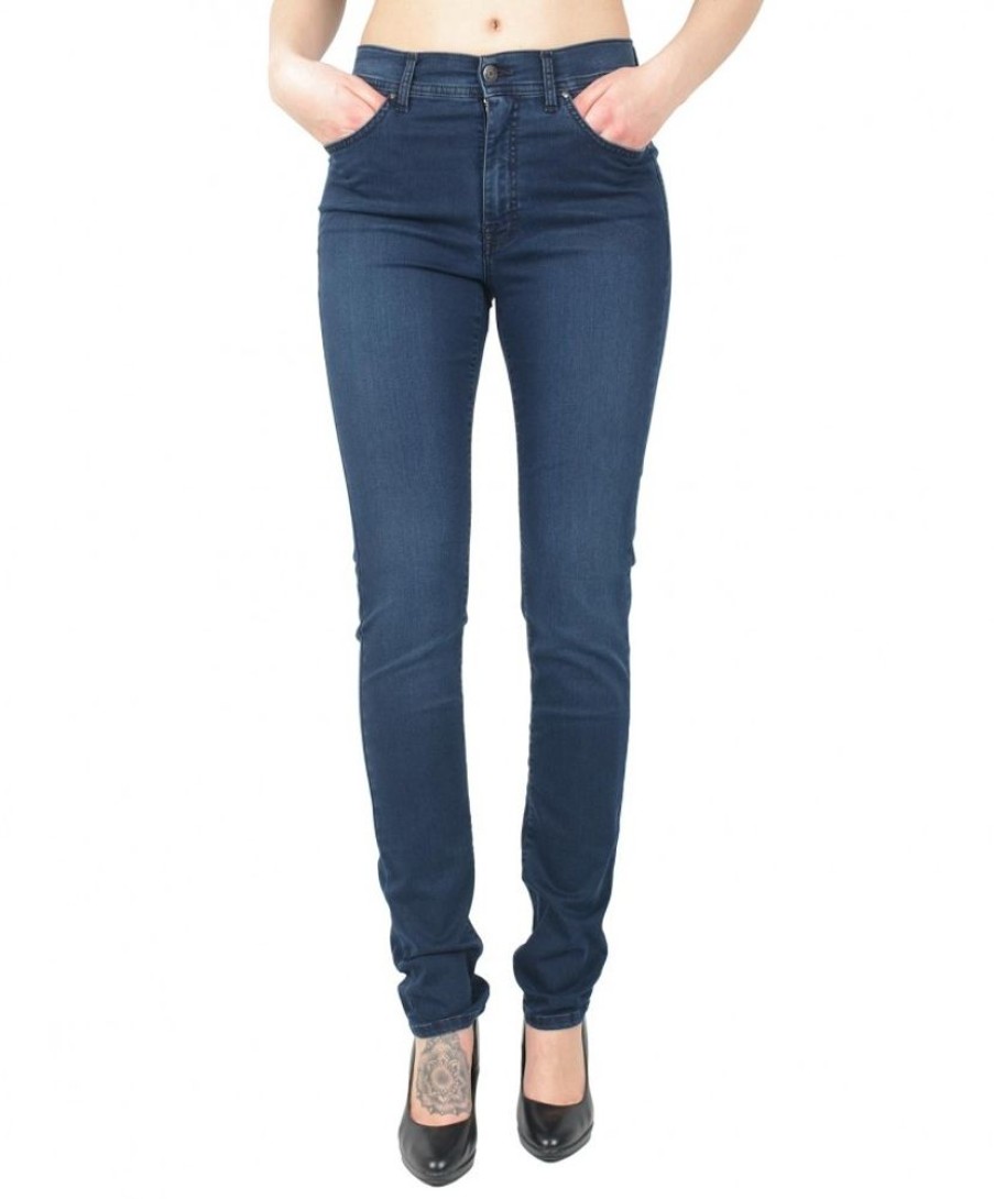 Damen Angels Straight Leg | Angels Cici Jeans - Gerader Beinschnitt In Dezenter Waschung