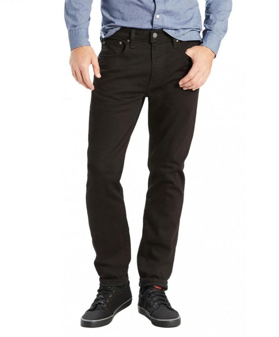 Herren Levis Tapered | Levis 502 Jeans Tapered Fit In Schwarzem Nightshine