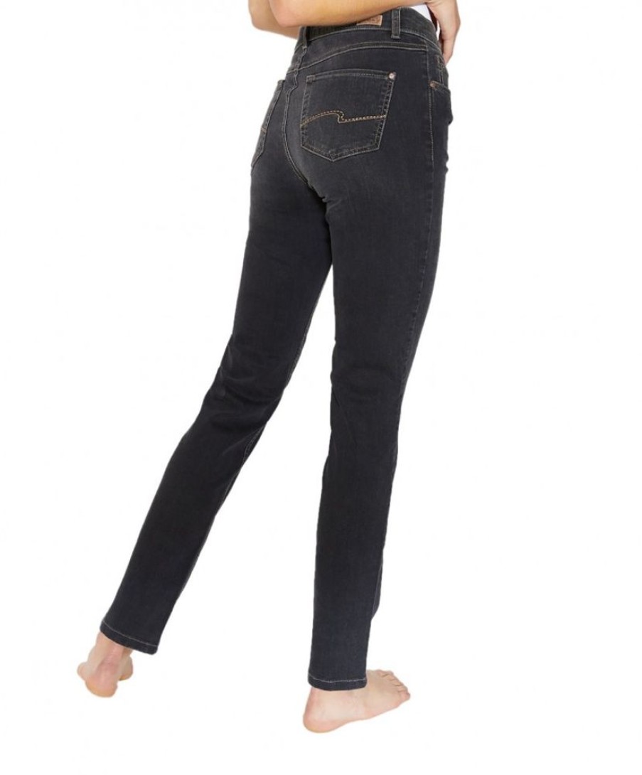 Damen Angels Straight Leg | Angels Jeans Straight Leg Cici In Anthracite Used