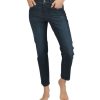 Damen Angels Slim Fit | Angels Ornella Jeans Mit 7/8- Lange In Dark Indigo Used