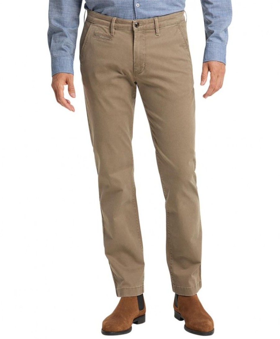 Herren Pioneer Chinohosen | Pioneer Herren Chinohose Robin In Braunem Hazel