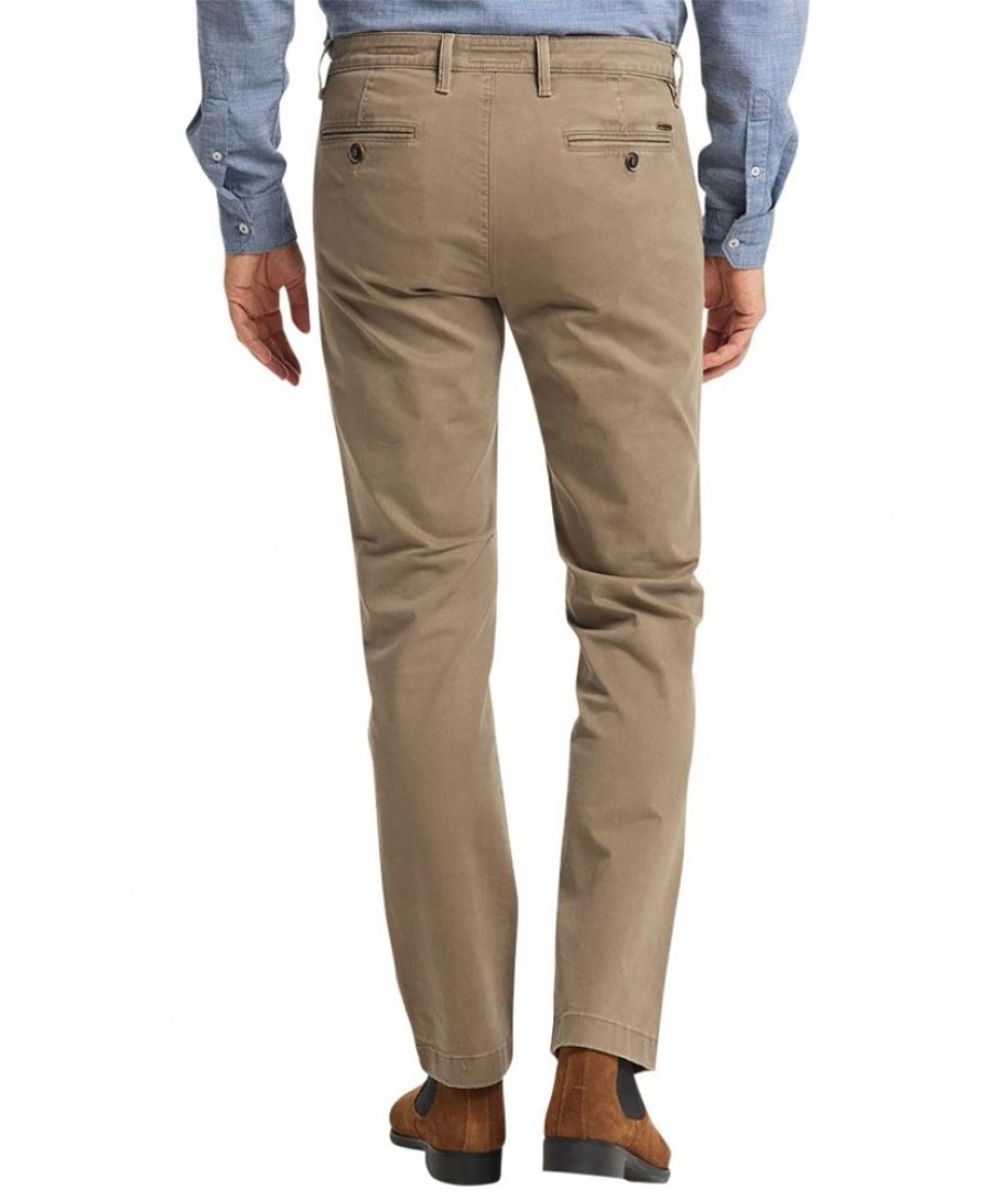 Herren Pioneer Chinohosen | Pioneer Herren Chinohose Robin In Braunem Hazel