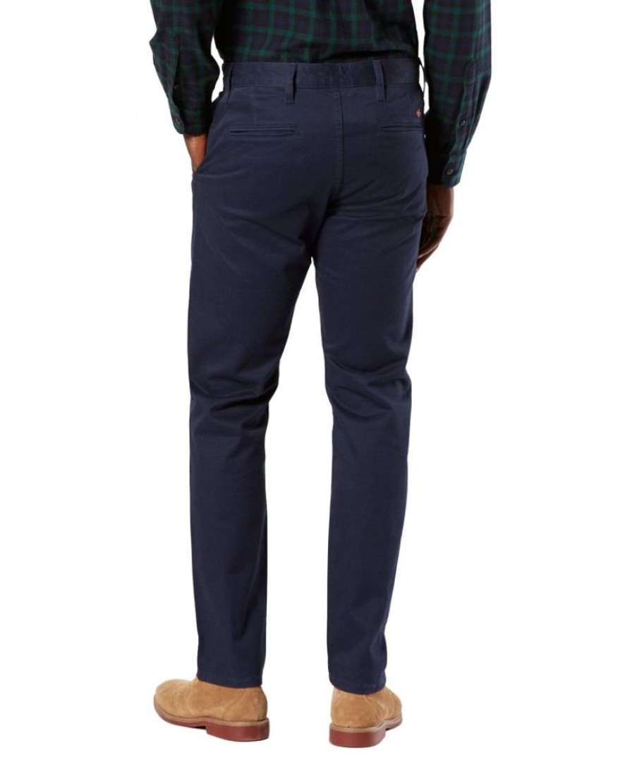 Herren Dockers Stoffhosen | Dockers Slim Fit Hose Alpha Original In Blauem Pembroke | Jeans-Meile.De