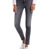 Damen Cross Skinny | Cross Damen-Jeans Skinny Fit Alan In Grauem Grey Used