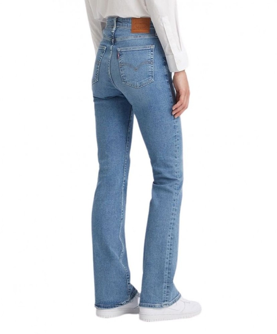 Damen Levis Bootcut | Levi'S 725 Jeans Bootcut Mit High Rise In Hellblau