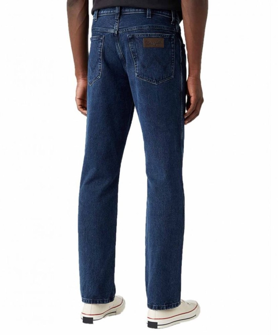 Herren Wrangler Regular Fit | Wrangler Jeans Original Fit Texas In Coalblue Stone