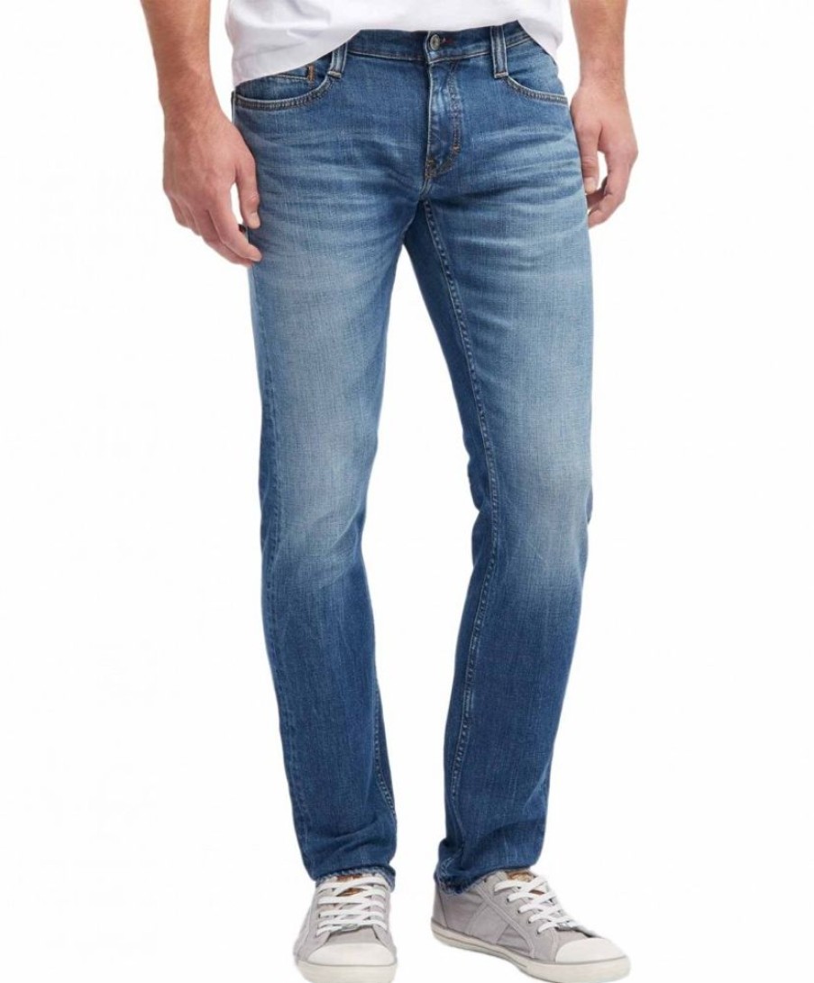 Herren Mustang Tapered | Mustang Oregon Taperd Jeans In Scratched Used