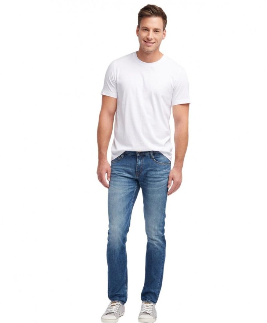 Herren Mustang Tapered | Mustang Oregon Taperd Jeans In Scratched Used