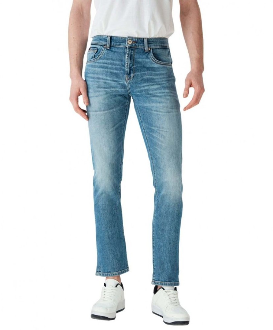 Herren LTB Straight Leg | Ltb Jeans Straight Fit Hollywood Z D In Aiden Waschung