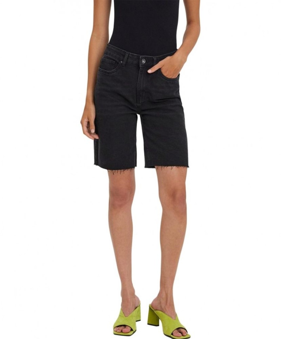 Damen Vero Moda Shorts | Vero Moda Brenda Jeans Shorts Aus Stretch-Denim