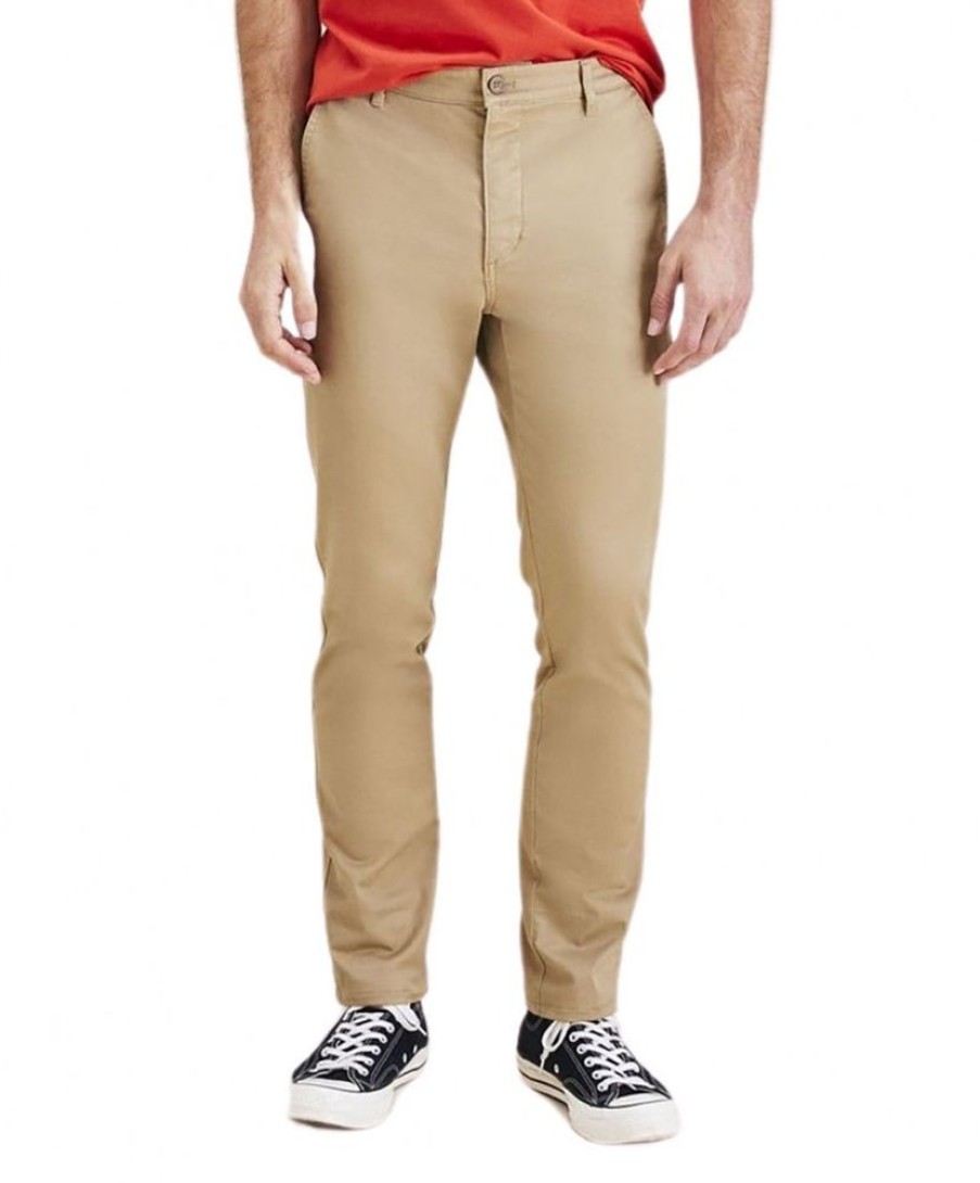 Herren Dockers Chinohosen | Dockers Chinohose Original Skinny Fit In Harvest Gold