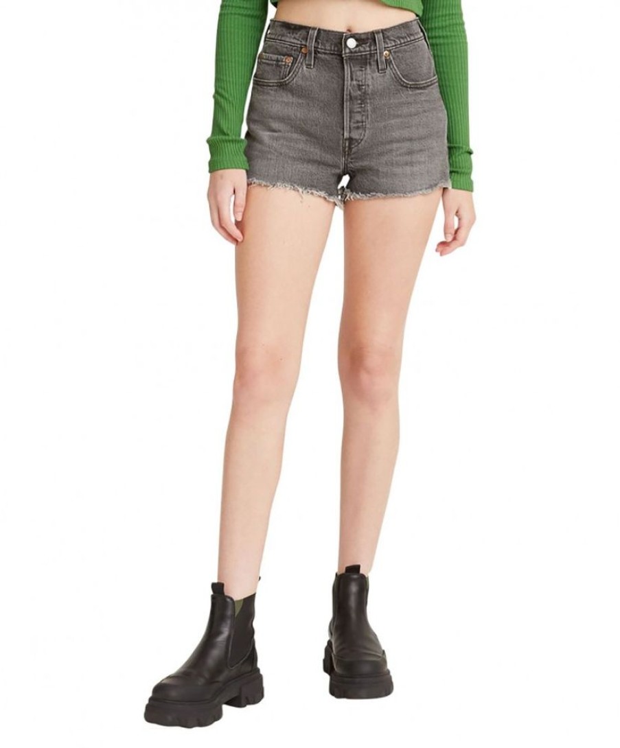 Damen Levis Shorts | Levi'S Jeans-Shorts 501 Original In Grauer Mesa Cabo