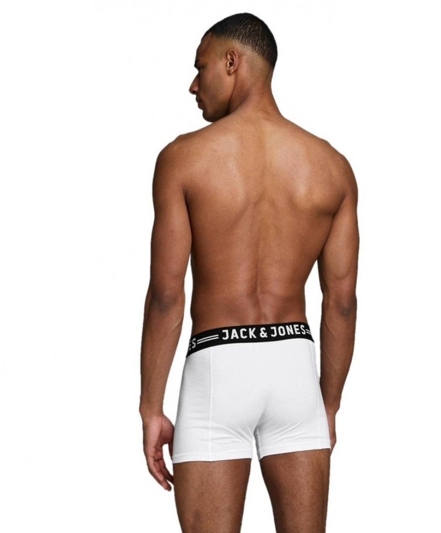 Herren Jack & Jones Unterwasche | Jack & Jones Boxershorts Im 3Er-Set Mit Gewebten Elastischen Bund | Jeans-Meile.De