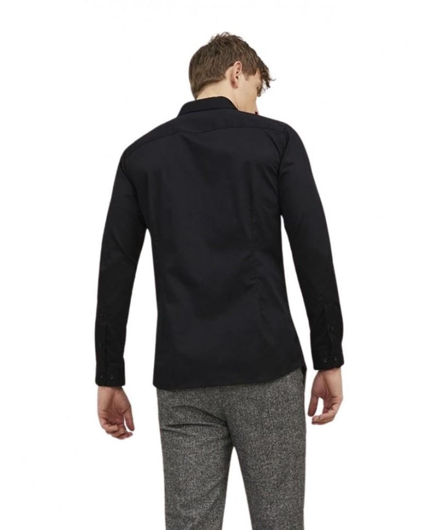 Herren Jack & Jones Hemden | Jack & Jones Business-Hemd Parma In Schwarz