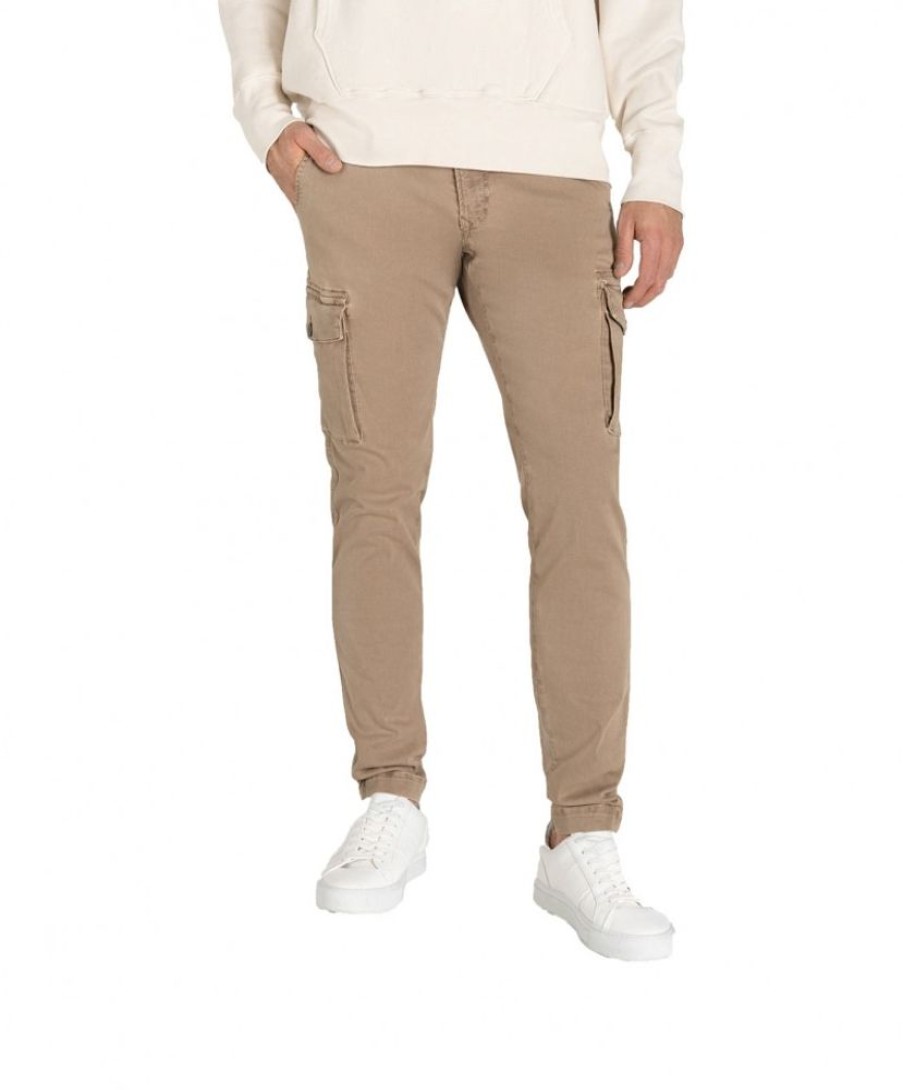 Herren MAC Stoffhosen | Mac Driver Hose Mit Cargo Design In Dune | Jeans-Meile.De