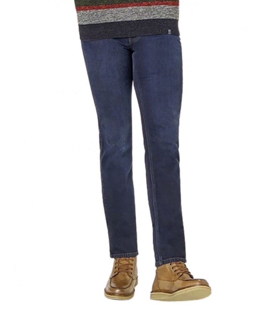 Herren Paddocks Slim Fit | Paddocks Ranger Pipe Jeans Slim Fit In Dunkelblau